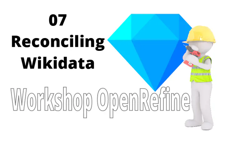 Folie - Reconciling mit OpenRefine und Wikidata